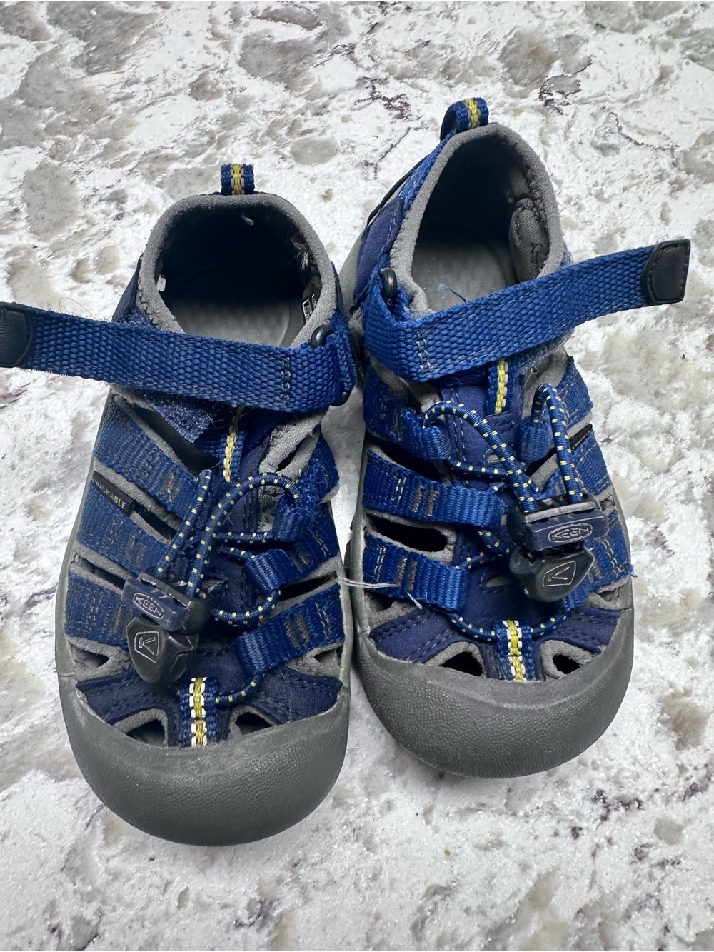 Keen Kids Navy Blue Gray Closed-Toe Active Sandals